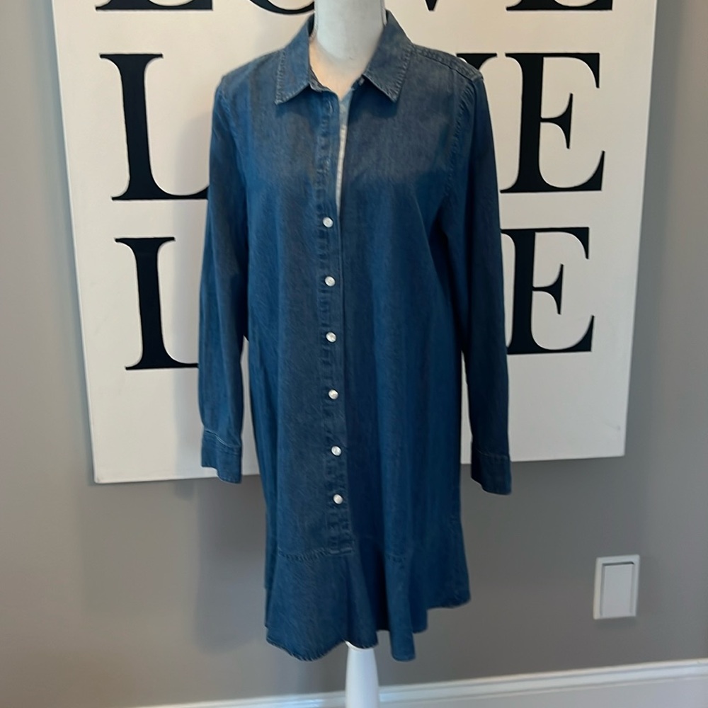 Draper James Denim Dress size 12 NEW